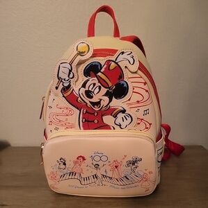 NWT Loungefly 100 years of music and wonder mini backpack